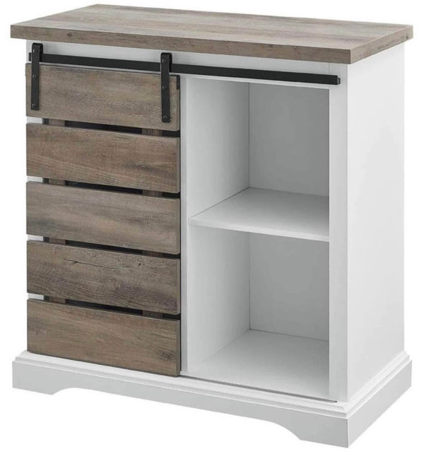 Walker Edison Willa Modern Farmhouse Sliding Single Slat Door
Storage