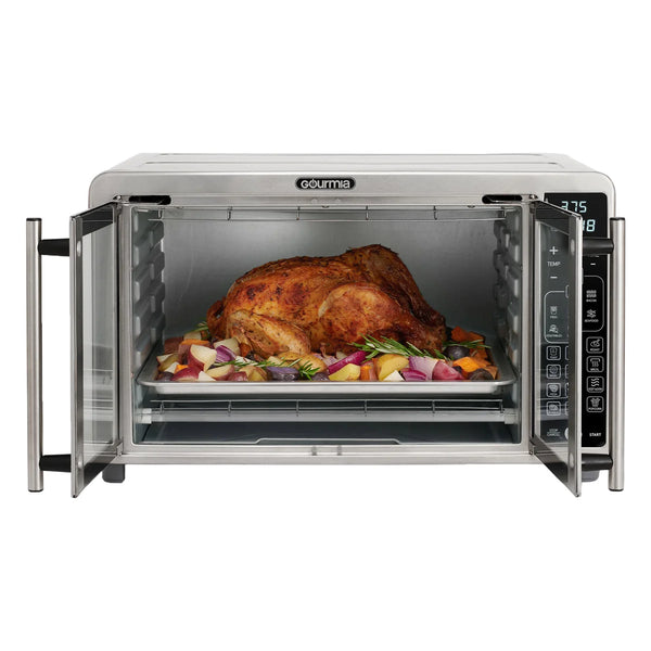 Gourmia XL French Door Countertop Air Fryer Oven