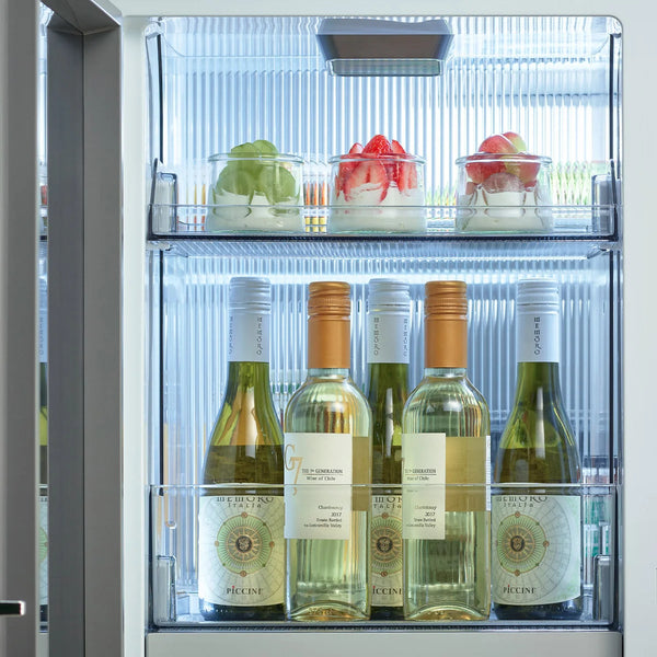 Samsung 23 cu. ft. Bespoke Counter Depth 4-Door Flex Refrigerator with Beverage Zone